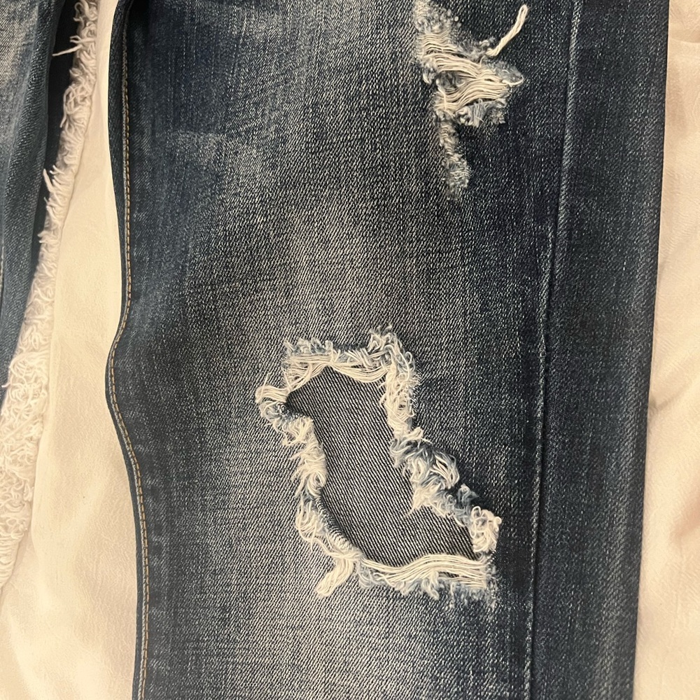 Philipp Plein Distressed Blue Jeans - Picture 3 of 8